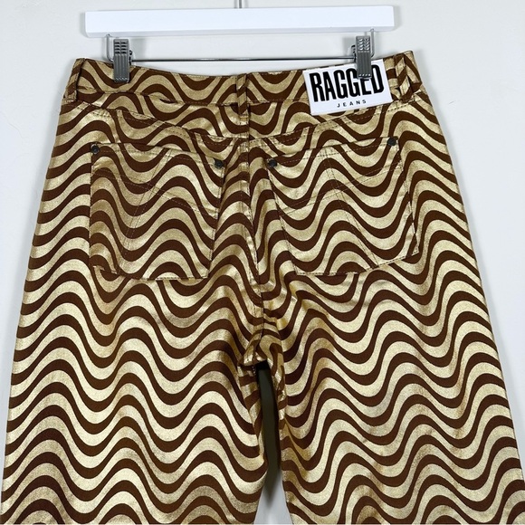 The Ragged Priest Women's Wave Jean Gold & Brown - Picture 8 of 15